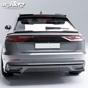 Haosheng fibra de carbono parachoques trasero falda lateral Winglet trasero lateral divisor guardabarros trasero para <span class=keywords><strong>Audi</strong></span> <span class=keywords><strong>Q8</strong></span> <span class=keywords><strong>s</strong></span>-<span class=keywords><strong>line</strong></span> 2018 + - Product Image 3