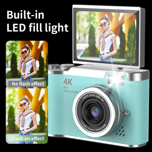 Fotocamera Digitale CCD <span class=keywords><strong>HD</strong></span> 1080P con Schermo Ribaltabile, Luce LED, Zoom Ottico 7.1x-16x, Impermeabile, per Studenti e Campus - Product Image 3