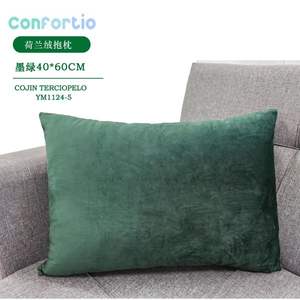 Dark <b>Green</b> 40*60 Dutch <b>Velvet</b> Cojin Terciopelo Pillow Elegant Seat Cushion & Pillow - Product Image 1