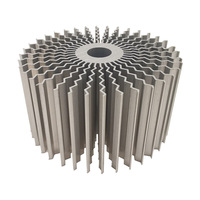 Radiateurs carrés personnalisés non standard, série 6000, finition anodisée, radiateur personnalisé en forme de tournesol, découpe et pliage en alliage d'aluminium