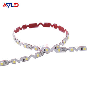 SMD2835 flexible 72 LED Zig Zag tira de luz blanca/blanco cálido/blanco frío/rojo/verde/azul/amarillo DC12V IP20/IP65 clasificado - Product Image 4