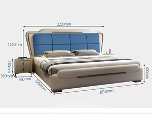 Sofá <span class=keywords><strong>Cama</strong></span> <span class=keywords><strong>Doble</strong></span> de Lujo Moderno en Negro para Bodas, con Tapicería Suave de Alta Gama en Microfibra de Cuero y Estructura de Madera, <span class=keywords><strong>Precio</strong></span> al por Mayor - Product Image 6
