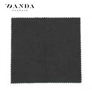 Estuche de cuero extraíble para gafas Danda Eyewear, rectangular, negro sólido, para almacenamiento y protección de gafas - Product Image 5