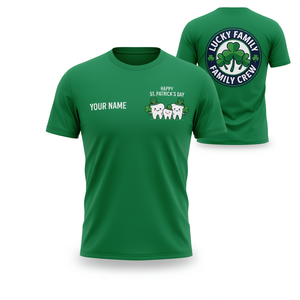Maglietta Personalizzata per Dentisti e Igiene Orale a Tema San Patrizio - Regalo per Dentisti e Igieneisti - Product Image 2