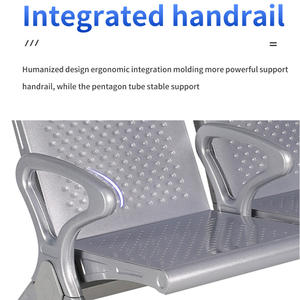 Goedkope Wachtkamer Bank Stalen Station Wachtstoel Wachtstoel Koudgewalst Stalen Stoel Voor Patiënt - Product Image 5