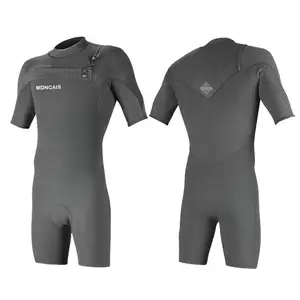 Hochwertiger Shorty Wet Anzug für Männer 2mm CR Neopren Spring Suit Surf wear Tauchanzug Schnorchel Neopren anzug