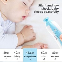 Coupe-ongles pour enfants anti-rayures CE RoHS, kit de manucure pour bébé, polisseuse électrique pour les ongles de bébé