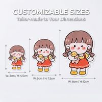 Autocollants découpés Kawaii pour filles, imperméables, pour journal, scrapbooking, décoration, autocollants décoratifs pour agenda, feuilles d'autocollants DIY