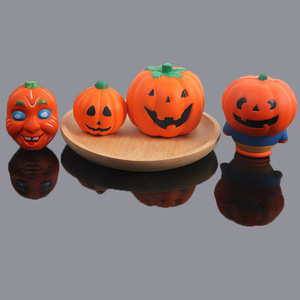 Jouet Squishy Citrouille Diable d'Halloween en Mousse PU à Remontée Lente, Anti-Stress, Jouet à Presser pour Enfants, Jouet Fidget, Vente en Gros - Product Image 4