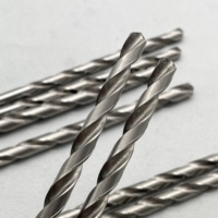 GREWIN Forets hélicoïdaux longs à tige droite DIN338 HSS-6542 à haute performance, métriques M35, finition brillante, pour aluminium et cuivre