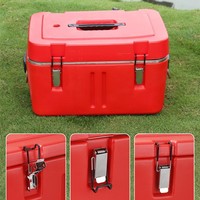 Casseroles de cuisine Prêt à expédier Stock Seau à glace carré Jumbo 20L + 23L + 30L + 40L Pot de stockage en acier inoxydable Lot de 4