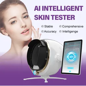 Portable 3d Ai Face Skin Diagnostics Analyzer Facial Tester Scanner Magic Face Mirror Device Machine Skin Analyzer