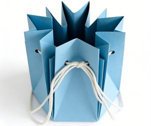 Custom kraft paper shopping bags with handles, eco-friendly and durable, suitable for retail and packaging. - Product Image 3