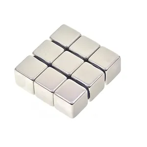 Aimants Ndfeb Cubes Ndfeb Aimants 20MM Alnico Smco Matériel d'aimant personnalisé