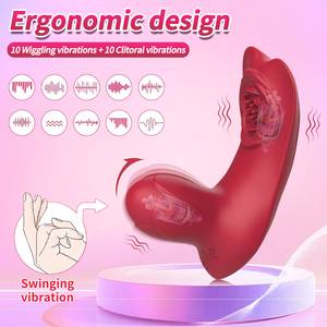 Jouets sexuels pour adultes ROSE Wearble, vibrateur rechargeable par USB - Product Image 6
