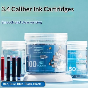Cartouches d'<span class=keywords><strong>encre</strong></span> thermosensible Weizhuang 3,4 mm en gros pour stylos-plume – Recharges faciles à effacer pour l'écriture - Product Image 1