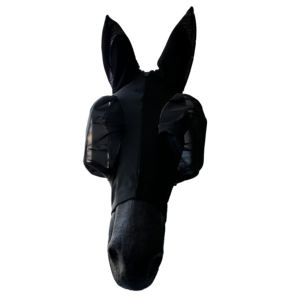 Équipement équestre de haute qualité Cheval Oreille Bonnet Conception Personnalisée Maille Insecte Protection Cheval Mouche Masque - Product Image 6