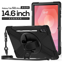 Vente en gros de housse de tablette pour Samsung Galaxy Tab S11 Ultra 14.6 "2025 X930S X936B 2025 housse de tablette à bandoulière robuste