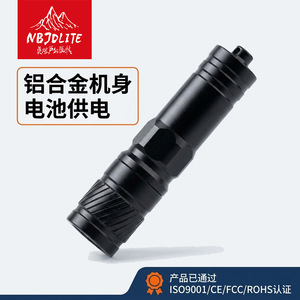 ไฟฉายอลูมิเนียมอัลลอยด์แบบพกพาขนาดเล็ก LED แสงสีขาวแบตเตอรี่ AAA ขับเคลื่อนสำหรับการตั้งแคมป์กลางแจ้งใช้ในบ้าน EDC - Product Image 2