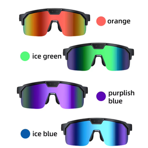 Gafas Inteligentes con IA, Cámara de 8MP, Asistente de Voz, Bluetooth 5.3, Grabación de Video 1080P, Lentes Polarizadas <span class=keywords><strong>para</strong></span> Ciclismo - Product Image 1