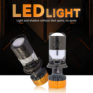 Kit de phares à lentille de projecteur LED Super Puissance H4 12V 8000 Lumens 6000K, faisceau haut/bas, avec driver externe universel pour voiture, garantie 2 ans - Product Image 5