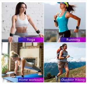 Pesas de Tobillo al por Mayor para Mujeres y Hombres, Ajustables, de Silicona, Multicolor, para Entrenamiento Deportivo, Yoga, Pesas de Muñeca, Brazalete con Rodamientos - Product Image 5