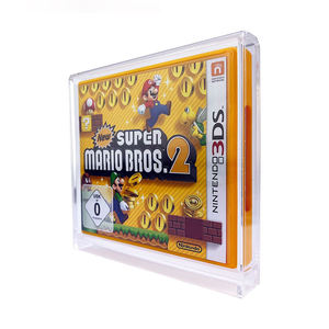 Boîtier de protection rigide en acrylique transparent pour console de jeu vidéo 3DS NDS Nintendo <span class=keywords><strong>PAL</strong></span>, avec protection UV et fermeture magnétique coulissante – <span class=keywords><strong>Prix</strong></span> usine - Product Image 4