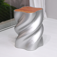 Table basse ronde contemporaine minimaliste durable au design unique pour salon moderne et décoration intérieure