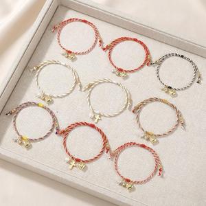 สร้อยข้อมือลูกปัดปรับได้ทำมือ Resoul สำหรับผู้หญิง เครื่องประดับศาสนาคริสต์ สายรัดข้อมือแบบเชือก ของขวัญสำหรับฤดูร้อนและชายหาด - Product Image 1