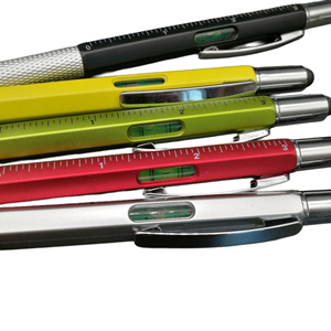 6-in-1 Multifunctional Tool <strong>Pen</strong> Ballpoint <strong>Pen</strong> Screwdriver Caliper Level Ruler and Capacitive Touch <strong>Pen</strong>