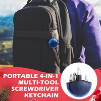 Mini tournevis personnalisé avec logo, 4 en 1, manche en plastique professionnel, ensemble d'outils de tournevis avec logo personnalisé, porte-clés automobile
