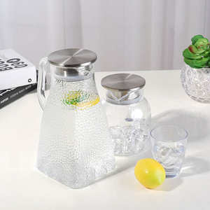 Pichet à eau froide de 1000 ml de haute qualité, écologique, en plastique, anti-explosion, résistant aux chutes, avec poignée et couvercle, facile à nettoyer - Product Image 2