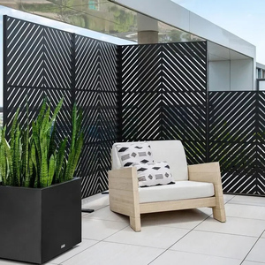 Hoge Kwaliteit Aluminium Muur Laser Gesneden Hek Roestvrij Staal Plaat Lasergesneden Buitenmuur Grille Decoratieve Plaat - Product Image 1