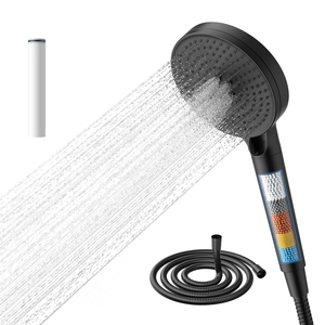 Pommeau de douche en acier inoxydable ABS lisse avec jet réglable pour salle de bain - Product Image 6