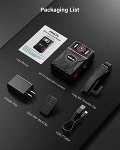 BOBLOV M7 Pro 4K 128GB/256GB Vision nocturne GPS Body Cam Security Body Worn Camera avec audio - Product Image 6