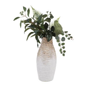 Vaso in Ceramica Rustica per Decorazione Tavolo Soggiorno, Elegante Accento in Terracotta - Product Image 2