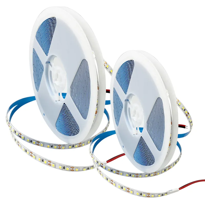 عالية التجويف 3 في 1 DC12V 24V 10M 8 مللي متر SMD 2835 مرنة LED قطاع ضوء غير للماء الباردة الأبيض شرائط ليد النيون ضوء