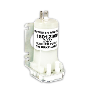 Hepworth And Co Washer Pump 24V Electric <b>Plastic</b> Body With <b>Bracket</b> Label For Car Washer - Product Image 1
