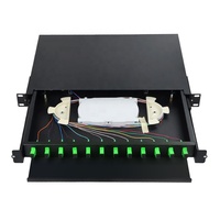 Kotak Distribusi Terminasi Optik 24 Core 24 48 Port ODF Fiber Patch Panel