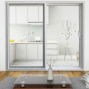 JYing 최신 테라스 플라스틱 사용자 정의 방음 발코니 주방 Upvc 슬라이딩 유리 문 - Product Image 4