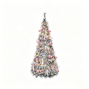 Árbol de Navidad Plegable Telescópico de PVC Verde de 180 cm con <span class=keywords><strong>200</strong></span> Luces LED, 8 Funciones, Cinta Decorativa Blanca Cálida y Fácil de Usar - Product Image 5