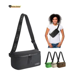 BSCI custom Sale Leisure Waterproof Trendy Crossbody Bag Large Capacity Outdoor Sports Shoulder Sling Bag for Women chest bag