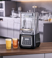 HENGZHI Professionele Blender voor Bevroren Dranken, Commerciële Blender voor op het Aanrecht, Blender met Meerdere Snelheden, Sapcentrifuge, Mixer voor Bars