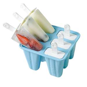 Ofertas de Verano: Molde de Silicona Reutilizable para Helados con Palitos de Madera, Libre de BPA - Product Image 1