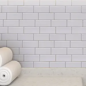 PVC-Aufkleber selbst klebende Werbe tapete Schlafzimmer Quick Decor Wall Stick Fliese