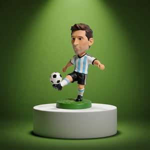 Фигурка-бобблхед футболиста из смолы, подарок для фанатов, сувенир, фигурка-бобблхед футболиста на заказ - Product Image 1