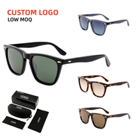 Style classique, tendance et polyvalent, monture en acétate, lunettes de soleil polarisées, logo personnalisable exclusif