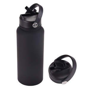 Botella termo deportiva aislada de verano 2024, botella de agua de gran capacidad de acero inoxidable, termo de doble pared, botella para mantener el frío - Product Image 1