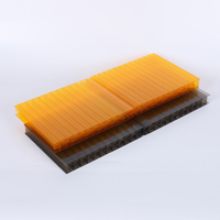 Panneau de toiture en polycarbonate alvéolaire à motif étoilé, anti-UV, à fixation rapide, pour abri de recharge de véhicules électriques – Approvisionnement direct usine