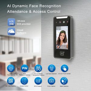 Plug-<span class=keywords><strong>in</strong></span> 4G Thẻ Sim mạng không dây sinh trắc học mặt thẻ RFID chấm công và hệ thống kiểm soát truy cập - Product Image 6